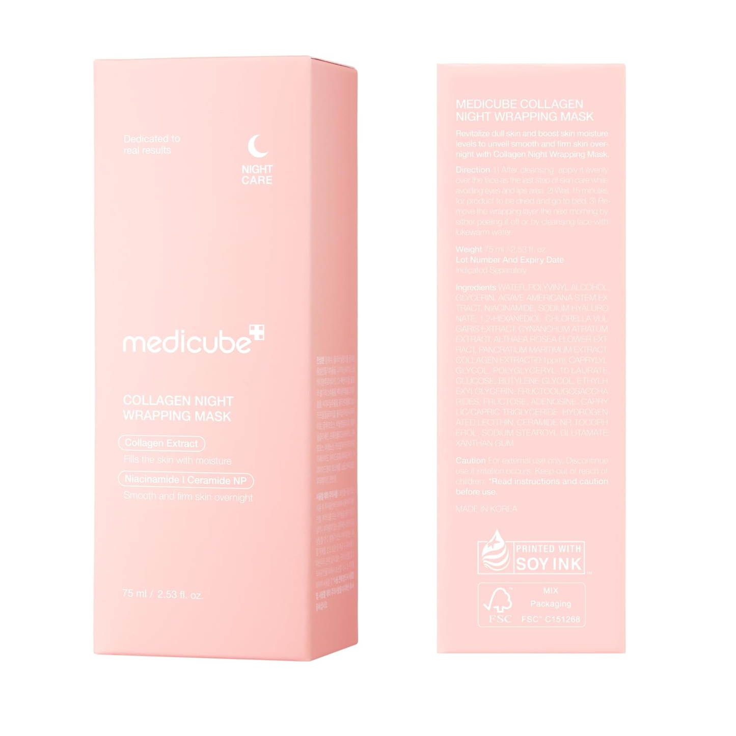 Medicube Collagen Night Wrapping Mask – Overnight Hydration & Glass Glow (75ml)