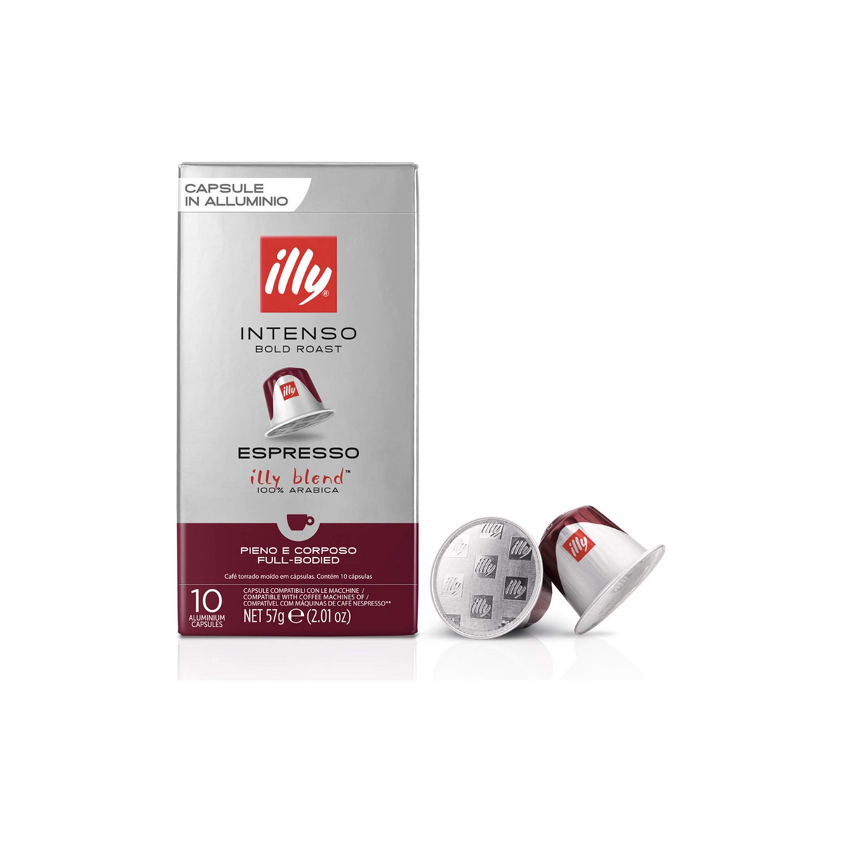 illy Intenso Bold Espresso Nespresso Capsules – Pack of 40 – Dark Roast Intensity