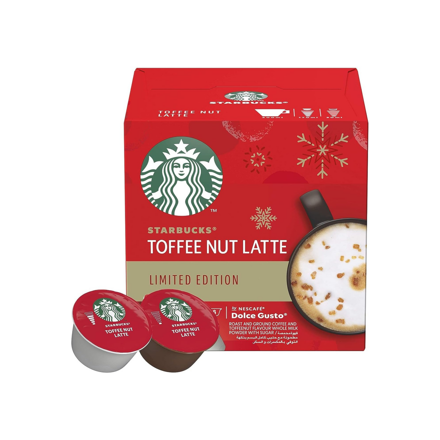 Starbucks Toffee Nut Latte By Nescafe Dolce Gusto Coffee Capsules 12 Servings