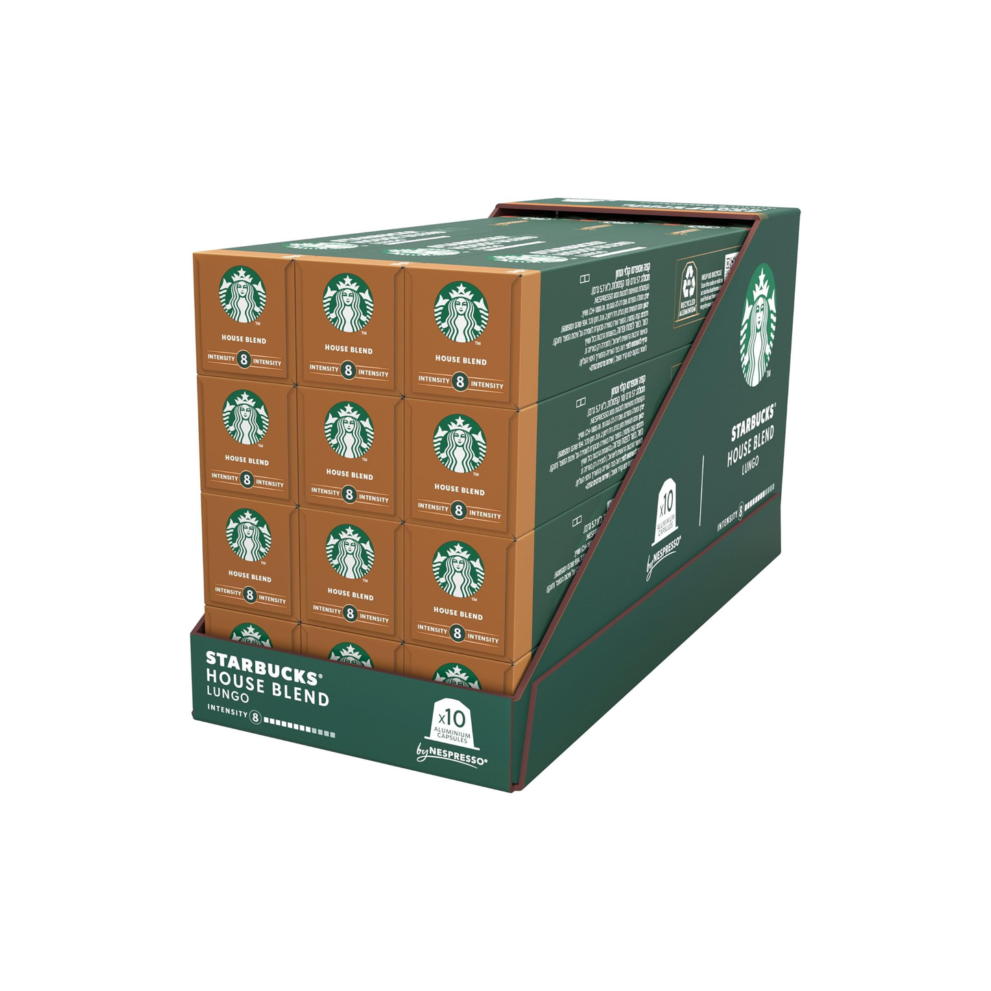 Starbucks House Blend Lungo Nespresso Capsules | Smooth & Balanced Coffee | Intensity 8