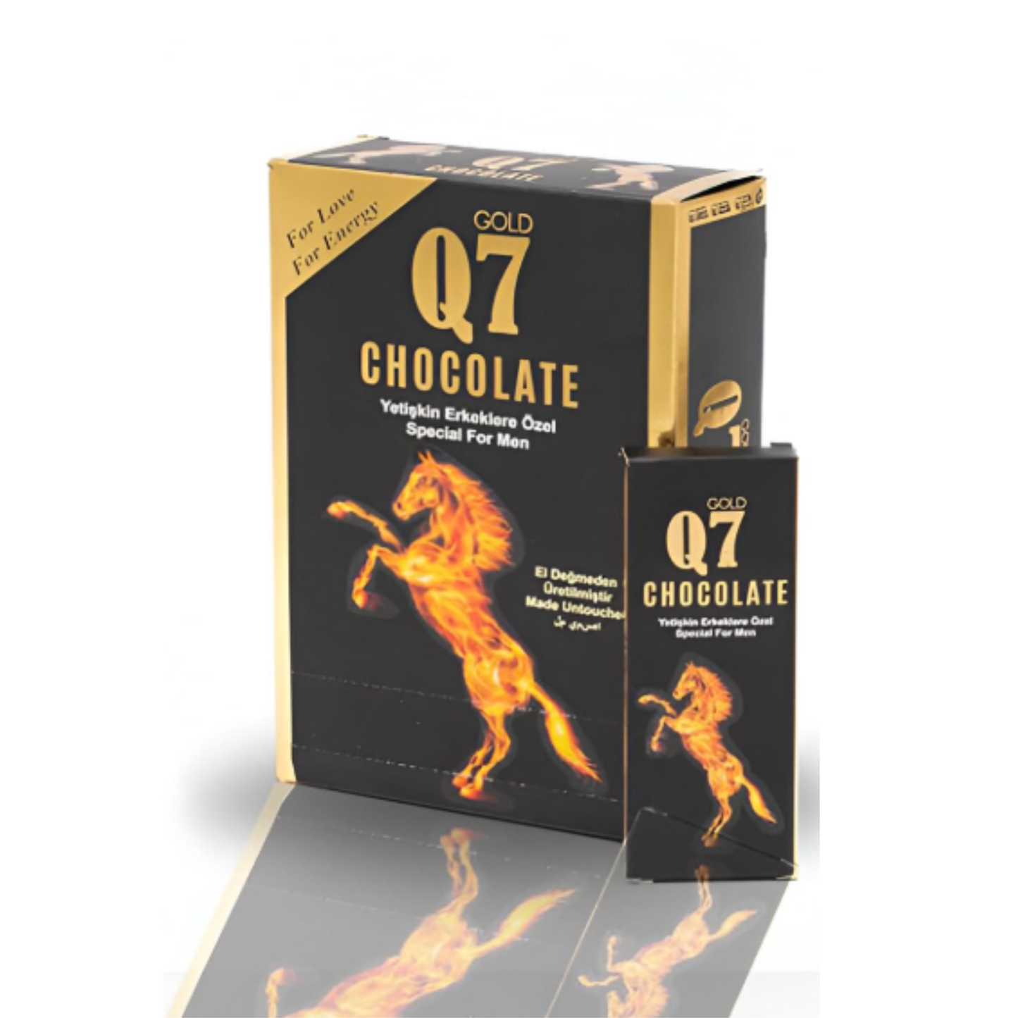 Q7 Gold Chocolate – Special for Men | Premium Dark Chocolate | 12 Pieces Box