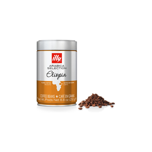 Illy Arabica Selection Ethiopia – Whole Bean Coffee – Floral & Delicate – 250g