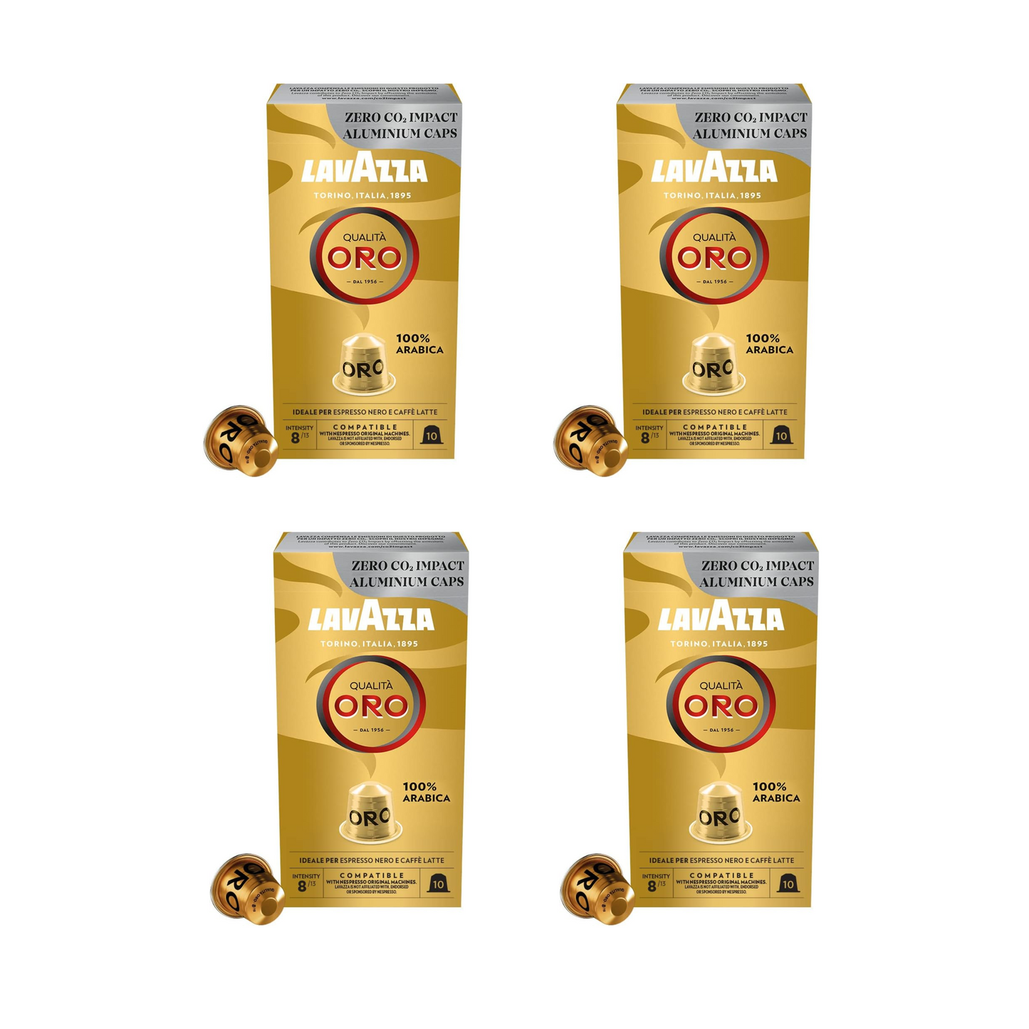Qualità Oro Coffee Nespresso capsules, Pack of 40 Capsules