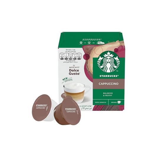 Starbucks Cappuccino By Nescafé Dolce Gusto Coffee 12 Capsules