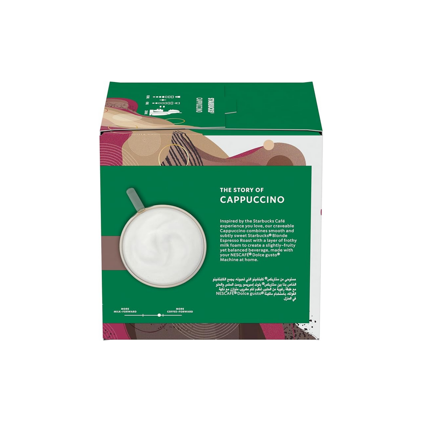 Starbucks Cappuccino By Nescafé Dolce Gusto Coffee 12 Capsules
