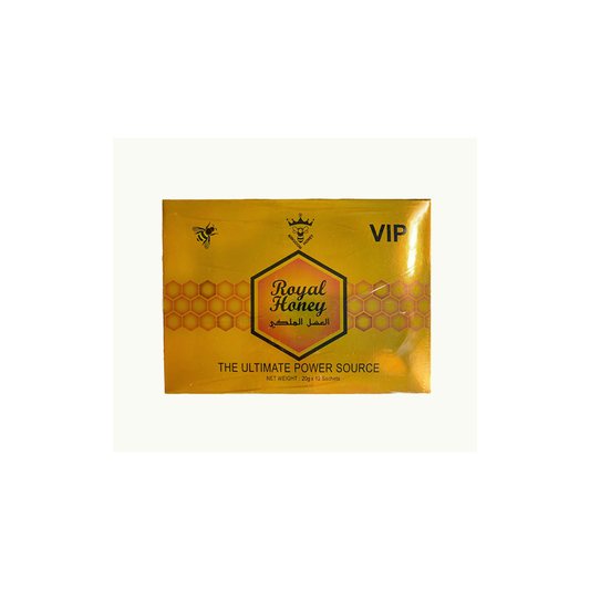 Royal Honey – Golden Edition | Natural Honey Blend with Herbal Ingredients (12 Sachets x 20g)