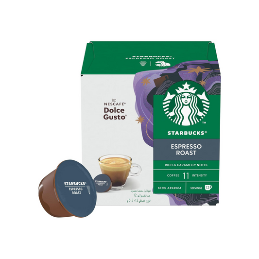Starbucks Espresso Roast By Nescafé Dolce GUSto Box Of 12 Capsules