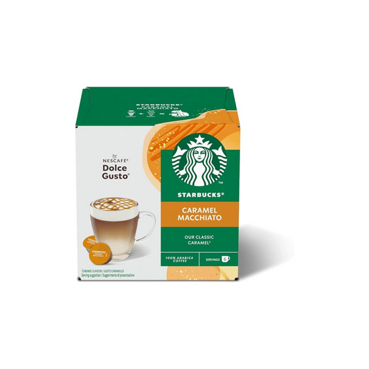 Starbucks Caramel Macchiato by Nescafe Dolce Gusto Coffee 12 Pods