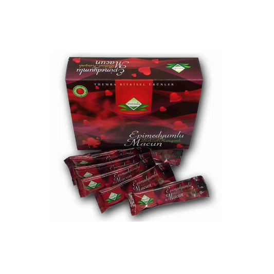 Epimedium Herbal Honey Macun Sachets – Natural Honey & Herbal Blend by Themra