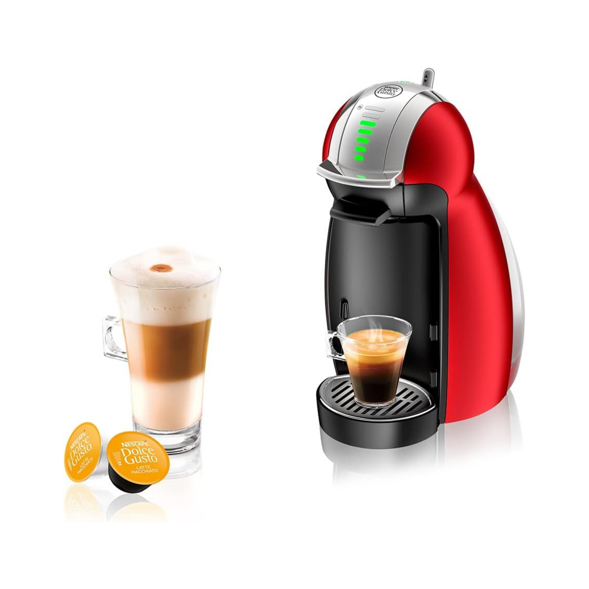 Dolce Gusto GENIO 2 Capsule Coffee Machine RedDolce Gusto GENIO 2 Capsule Coffee Machine Red