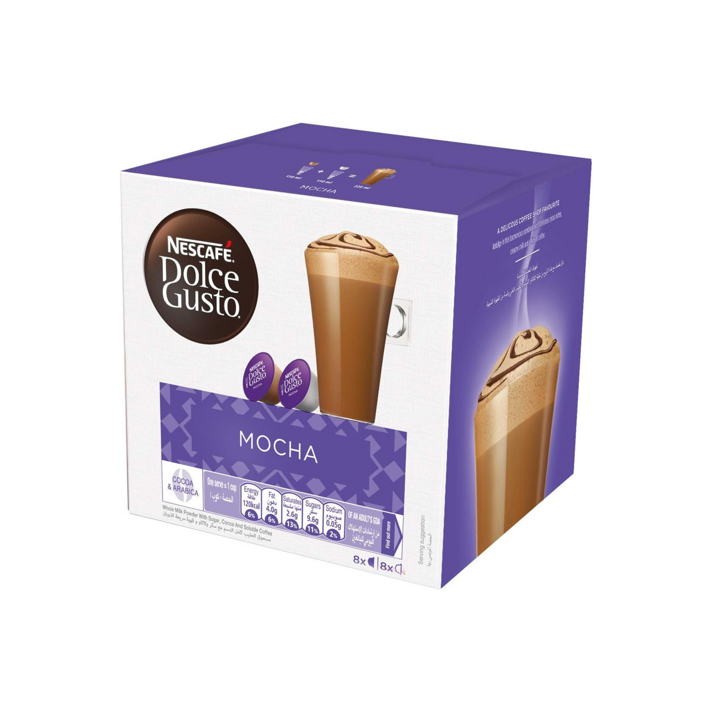 Dolce Gusto Coffee 16 Capsules Mocha 16grams pack of 3